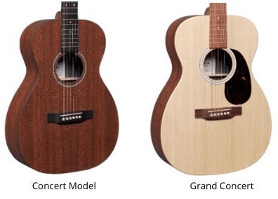 Acoustic Guitar Body Styles - Concert and Grand Concert