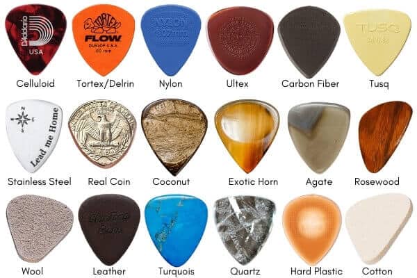 Guitar Pick Textures & Materials