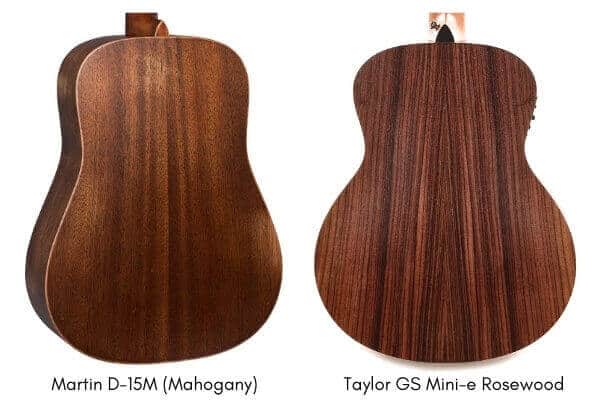 rosewood back and sides vs mahogany