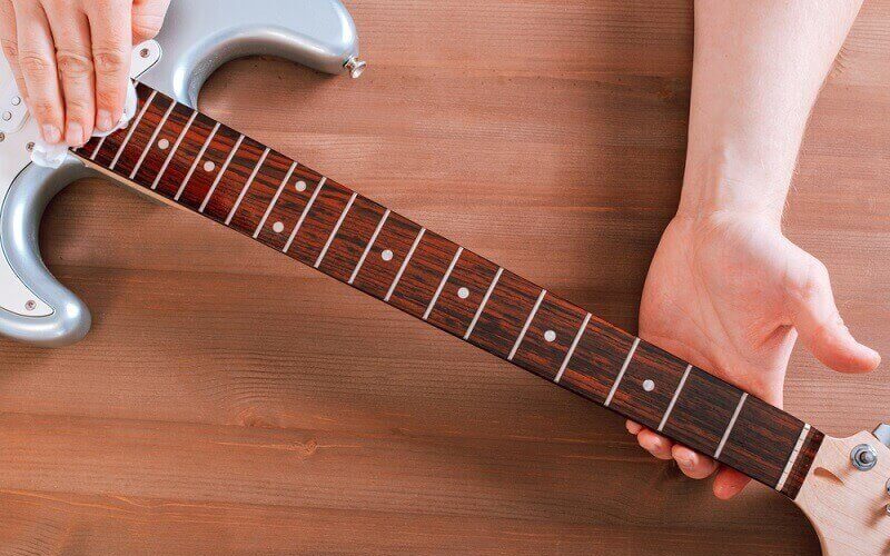how to clean rosewood fingerboard