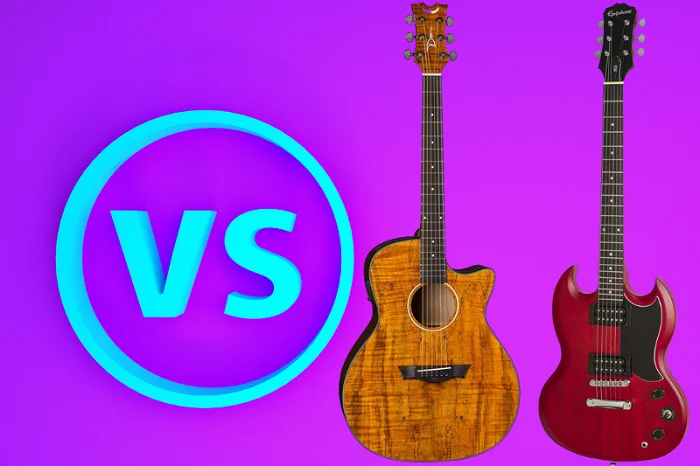 difference between electric and acoustic guitar