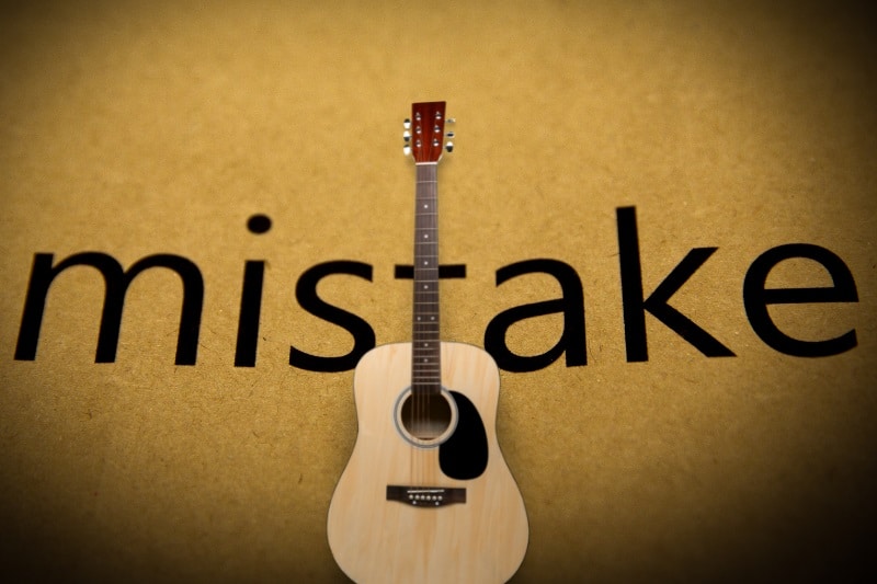 common guitar mistakes