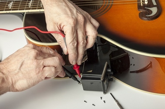 Repairing of a built in preamp