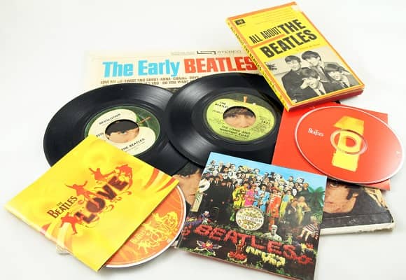 Collection of Beatles CD, LP and Books