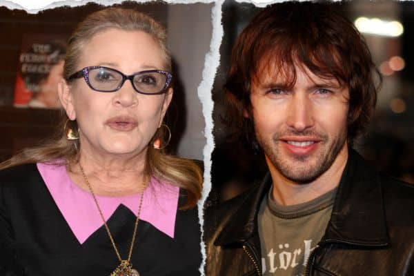 James Blunt Used to Live with Carrie Fisher in LA