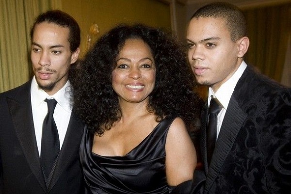 Diana Ross's Two Son With Her