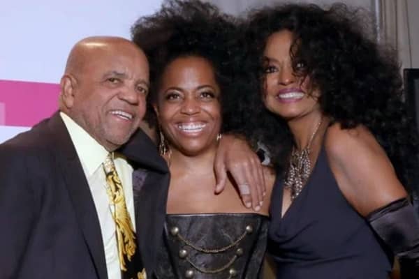 Berry Gordy and Diana Ross Daughter