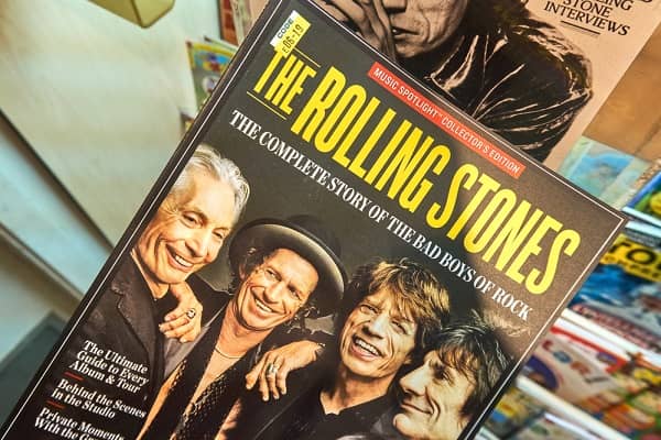 The Rolling Stones on Magazine Cover