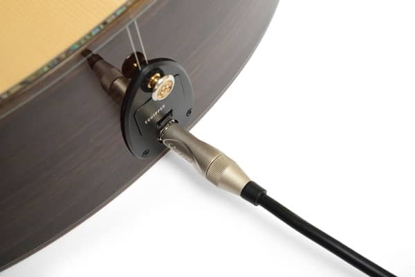 Instrument Cable Plugs Seamlessly into the Onboard Acoustic Preamp