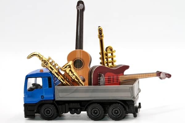 Packing Musical Instruments for Moving